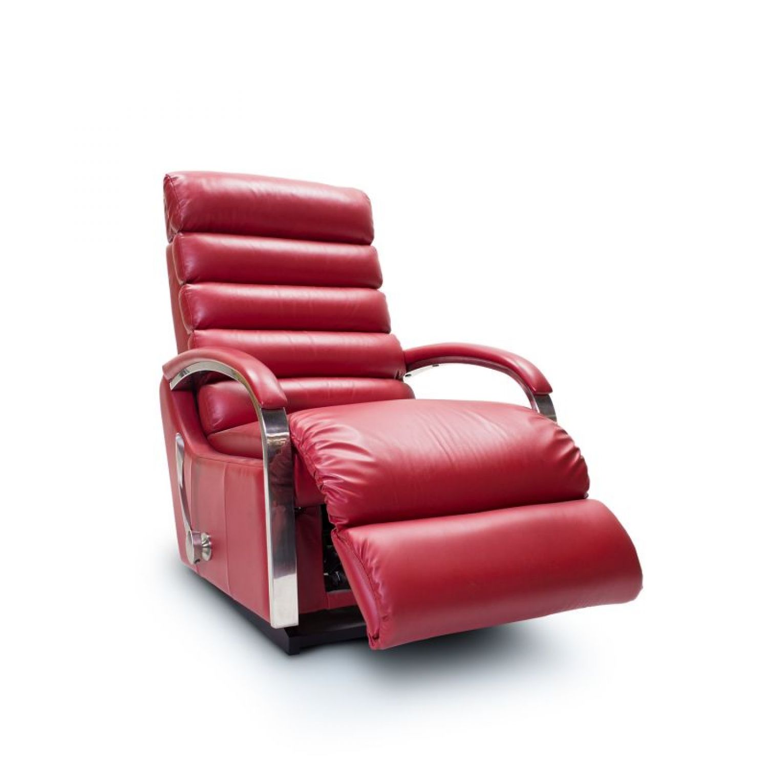 Red leather lazy shop boy recliner